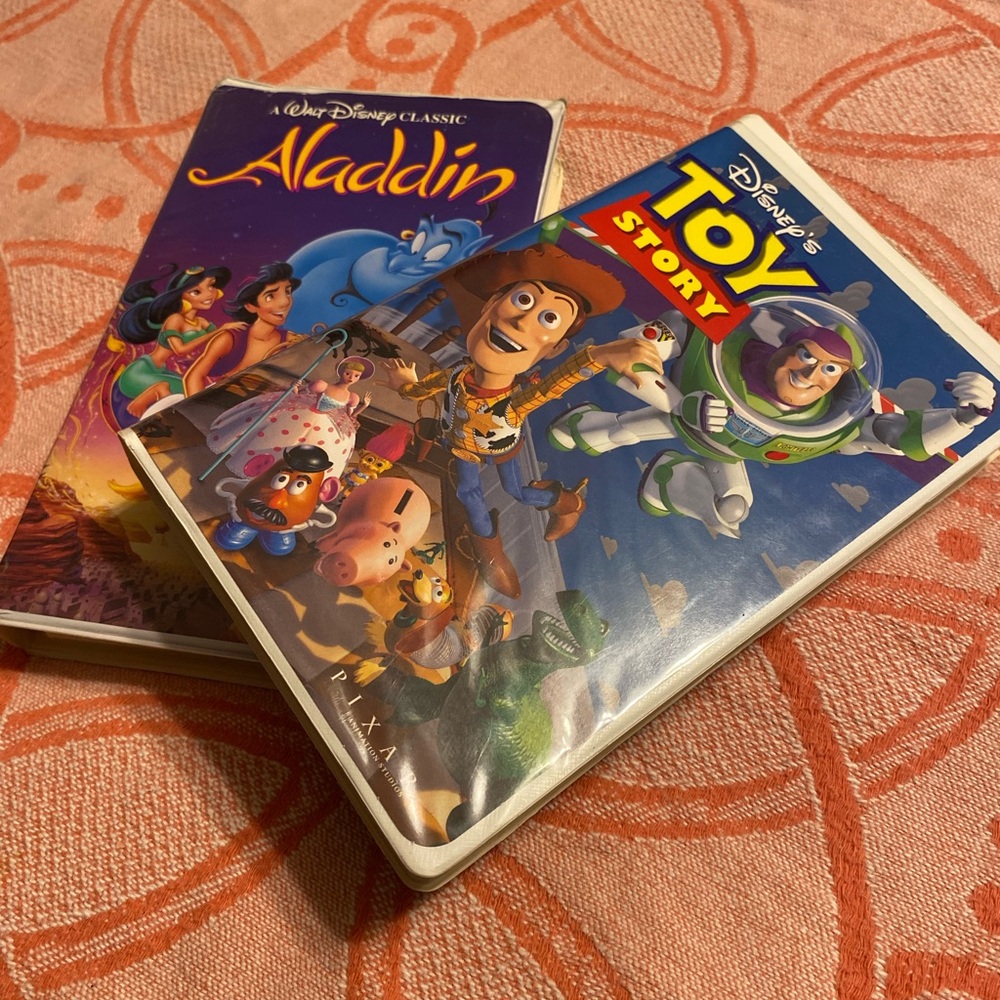 Disney & Pixar VHS movies